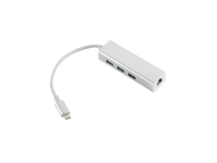 S-Conn 14-05025 Kabel USB Type-C Ethernet Silver