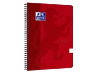 Notesbog A4+ Oxford Touch´ rød linjeret 90g m/140 sider Papir & Emballasje - Blokker & Post-It - Notatbøker