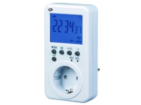 REV 0025500103, Daglig timer/veckotimer, Vit, Digital, LCD, Knappar, 230 V