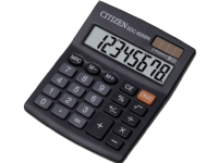 Citizen SDC-805BN, Desktop, Grunnleggende, 8 sifre, 1 linjer, Batteri, Sort Kalkulator