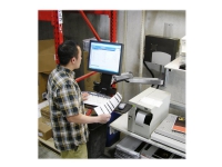 Ergotron StyleView - Monteringssett (håndleddsstøtte, sett for skinnemonteringsbrakett, høydejusteringsbøyle, tastaturbakke med venstre/høyre musbakke, strekkodeskanner og musholder, komboarm) - for LCD-skjerm / PC-utstyr - polert aluminium - skjerms