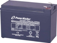 PowerWalker PWB12-9, Forseglet blysyre (VRLA), 12 V, 9 Ah, 127,5 A, 65 mm, 99 mm PC & Nettbrett - UPS - Erstatningsbatterier