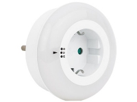 REV 003371731 Plug-in nattlampa Vit LED AC 230 V