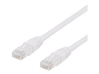 DELTACO – Patch-kabel – RJ-45 (hane) till RJ-45 (hane) – 15 m – UTP – CAT 6 – tvinnad – vit