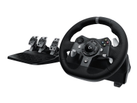 Logitech G920 Driving Force - Rat og pedalsæt - kabling - for Microsoft Xbox One & PC Gaming - Styrespaker og håndkontroller - Ratt & Pedaler