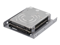 Produktfoto för DELTACO - Adapter för lagringsfack - 3.5 to 2 x 2.5