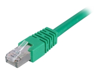 DELTACO – Patch-kabel – RJ-45 (hane) till RJ-45 (hane) – 3 m – FTP – CAT 6 – grön