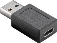 Goobay USB-C - USB 3.0 A, F/M, USB 3.0 A, USB C, Sort PC tilbehør - Kabler og adaptere - Adaptere