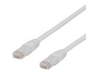 DELTACO - Koblingskabel - RJ-45 (hann) til RJ-45 (hann) - 20 m - UTP - CAT 6a - hvit
