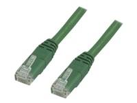 DELTACO – Patch-kabel – RJ-45 (hane) till RJ-45 (hane) – 1 m – UTP – CAT 6 – grön