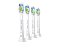 Philips Sonicare W HX6064 Optimal White – Extra tandborsthuvud – till tandborste – vit (paket om 4) – för Sonicare 2 Series  Sonicare DiamondClean Smart HX9902  Sonicare ProtectiveClean 4100  6100