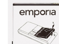 Emporia 1150mAh Li-Ion, batteridrevet, svart, Lithium-Ion (Li-Ion), 1150 mAh, 3,7 V, Emporia F210, F220, FLIP basic Tele & GPS - Mobil reservedeler - Andre