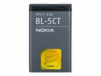 Nokia BL-5CT - Mobiltelefonbatteri - Li-Ion - 1050 mAh - for Nokia 3720, 5220, 6303, 6303i, 6730, C3-01, C5-00, C6-01 Tele & GPS - Batteri & Ladere - Batterier