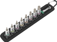 Wera Belt A 2, Støpselsett, 1/4, Metrisk, 8 hoder, 3,4,5,6,7,8 mm, 1/4