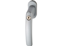 ABUS FG200 S SB, Vinduslåsingshåndtak, Sølv, Støpt sink, Monokromatisk, Sylinderlås
