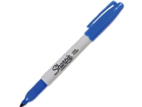 Permanent marker Sharpie, fine, rund, blå Skriveredskaper - Markør - Permanenttusj