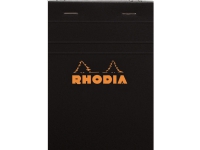 Bilde av Notesblok Rhodia, Linjeret, A6, 80 Ark 80 G, Sort