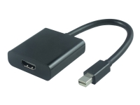 MicroConnect – Videotransformator – DisplayPort – HDMI – sort