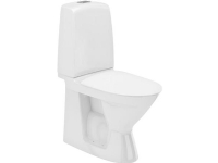Ifö Spira toalett 6260 limning - vit med stängd S-lås för limning