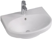 GUSTAVSBERG Nautic 5556 håndvask. Monteringer på bolte eller bæringer – anbefalet 260mm VVS 653007.000