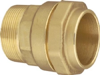 Overgang m. nippel 50mm x1 1/2 - Isiflo