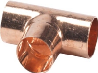 Tee 28 mm - med loddemuffer