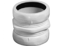 PURUS Hvid lige samlekobling 32x32 mm - længde 44 mm Rørlegger artikler - Baderommet - Tilbehør for håndvask