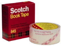 Scotch 845 Book tape - Kontortape - 50.8 mm x 13.7 m - 76.2 mm kjerne - transparent Kontorartikler - Teip & Dispensere - Kontorteip