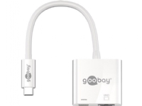 Bilde av Goobay 62110, Koblet Med Ledninger (ikke Trådløs), Usb 3.2 Gen 1 (3.1 Gen 1) Type-c, Hvit, 60 Hz, Hdmi, Usb 3.2 Gen 1 (3.1 Gen 1) Type-c, Akrylonitril-butadien-styren (abs), Polyvinylklorid (pvc)