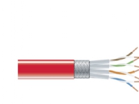 Black Box CAT6 – Bulkkabel – 304.8 m – SSTP (screened shielded twisted pair) – CAT 6 – tvinnad – röd