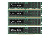 CoreParts – DDR4 – sats – 64 GB: 4 x 16 GB – DIMM 288-pin – 2133 MHz / PC4-17000 – 1.2 V – registrerad med paritet – ECC