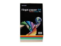 Farvet Papir A4 80g ass. farver - (250 ark) Papir & Emballasje - Farget papir - A4 farget papir