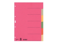 Leitz - Inndeler - 6 deler - for A4 (210 x 297 mm) - med fliker