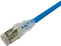 NETCONNECT Patchkabel kat 6A S/FTP PiMF, længde: 3,0 m farve: blå med LSZH kappe PC tilbehør - Kabler og adaptere - Nettverkskabler