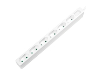 LogiLink LPS231, 1,5 m, Innendørs, Type C, IP20, 1 mm², Hvit