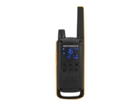 Motorola Talkabout T82 Extreme – Twin Pack – bärbar – tvåvägsradio – PMR – 446 MHz – 16-kanals – svart gul (paket om 2)