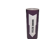 Rørmærkning 160mm x 10m - violet *varme returløb* Rørlegger artikler - Verktøy til rørlegger - Isolasjon