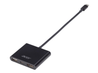 Acer – Extern videoadapter – USB-C – HDMI – svart – Parti – för Chromebook 11  14  14 for Work  15  Chromebook R 13  Chromebook Spin 11  13  Swift 7