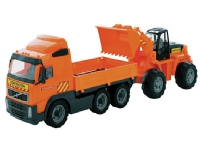 Volvos lastbil last med grävmaskin 865x225x325mm