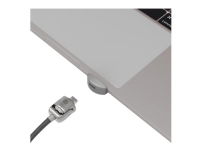 Compulocks Ledge Lock Adaptor for MacBook Pro 13 M1 & M2 with Combination Cable Lock Silve - Sikkerhetssporlåsadapter - med kombinasjonskabellås - for Apple MacBook Pro 13.3 in (M1, M2)