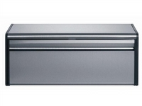 Bilde av Brabantia Matte Steel Fall Front Bread Box, Rektangulær, Rustfritt Stål, 463 Mm, 249 Mm, 186 Mm, 2,3 Kg