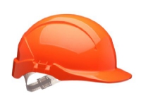 Skyddshjälm Hiviz orange – Centurion Concept i lätt ABS plast med 6-punkts upphängning