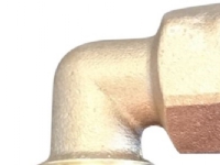 3/4x3/4 muffe-nippel - 90° vinkel bronze Rørlegger artikler - Oppvarming - Gulvvarme