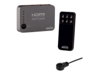 Marmitek Connect 350 UHD – Video-/ljudomkopplare – 5 x HDMI – skrivbordsmodell
