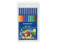 Fiberpenna Staedtler 326 WP10 med 10 ass. färger