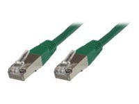 MicroConnect – Nätverkskabel – RJ-45 (hane) till RJ-45 (hane) – 10 m – FTP – CAT 6 – grön