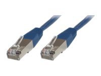 MicroConnect – Nätverkskabel – RJ-45 (hane) till RJ-45 (hane) – 10 m – FTP – CAT 6 – blå