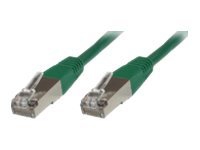 MicroConnect – Nätverkskabel – RJ-45 (hane) till RJ-45 (hane) – 3 m – FTP – CAT 6 – grön