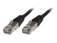 MicroConnect – Nätverkskabel – RJ-45 (hane) till RJ-45 (hane) – 20 m – FTP – CAT 6 – svart