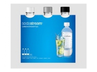 SodaStream – Flaska – för sodamaskin – vit/svart/grå (paket om 3)